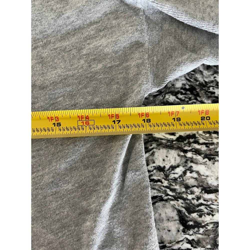 Old Navy Cardigan Sweater Womens Medium Heather Gray Tight Knit Open Front Warm - Picture 5 of 5